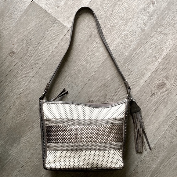 The Sak Collective Leather Pebble Weave Boho Purse & Matching NWT Iris Wallet - Picture 6 of 16